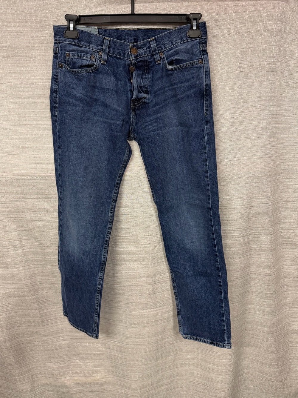 Hollister Men's Medium Blue Straight Leg Jeans
